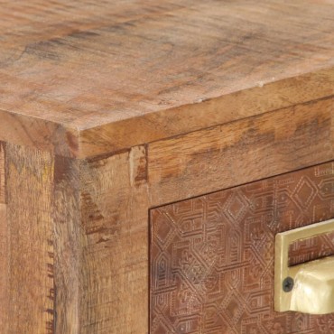 vidaXL Συρταριέρα 65x30x75cm από Μασίφ Ξύλο Μάνγκο 1 τεμ.