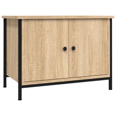 vidaXL Έπιπλο Τηλεόρασης με Πόρτες Sonoma Δρυς 60x35x45cm Επεξ.Ξύλο