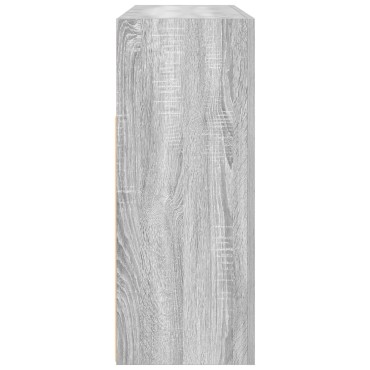 vidaXL Βιτρίνα Γκρι sonoma Κατασκευασμένο ξύλο 116x30x75cm Βιτρίνα 1 τεμ.