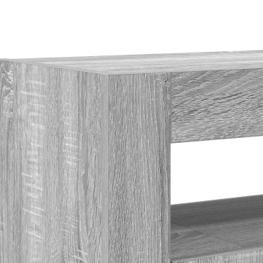 vidaXL Βιτρίνα Γκρι sonoma Κατασκευασμένο ξύλο 116x30x75cm Βιτρίνα 1 τεμ.
