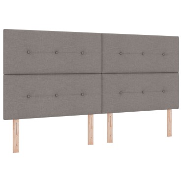 vidaXL Κεφαλάρι  με κουμπιά Ταφτά Ύφασμα 200x7x128cm 1 τεμ.