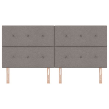 vidaXL Κεφαλάρι  με κουμπιά Ταφτά Ύφασμα 200x7x128cm 1 τεμ.