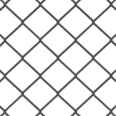 vidaXL Φράκτης  Chain Link με 20 U Posts Γκρι 1.4x10 μ Ατσάλι