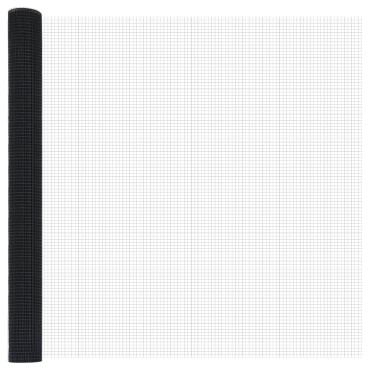 vidaXL Φράχτης Συρματόπλεγμα  με 22 U Πόλους Γκρι 1.6x25 μ Μέταλλο