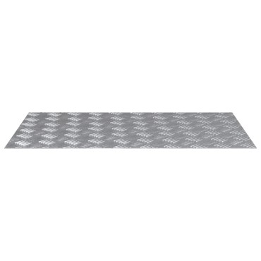 VidaXL Αλουμίνιο Checker Plates 2 τεμαχίων Αντιολισθητικά 80x50 εκ.
