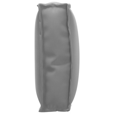 vidaXL Μαξιλάρι Παλέτας για Πλάτη Γκρι 60x40x12cm Ύφασμα Oxford