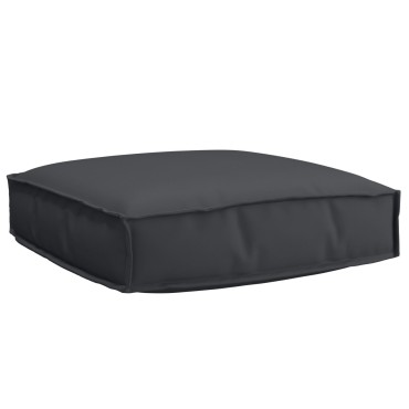 vidaXL Μαξιλάρι Παλέτας για Καθιστικό Μαύρο 60x60x12cm Άνιθος Ύφασμα