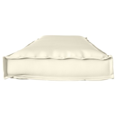 vidaXL Μαξιλάρι Παλέτας για Παγκάκι Κρεμ 140x40x8cm από Oxford