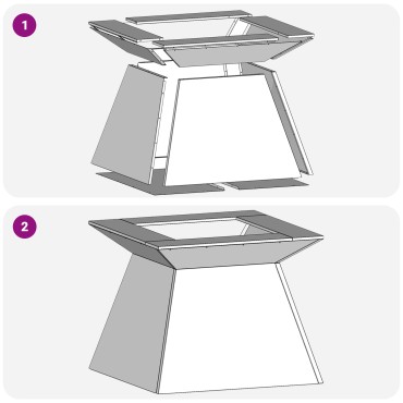 vidaXL Φωτιά Μπολ Μαύρο 60 x 60 x 50 εκ Ατσάλι Σκληρυθέν στον Αέρα