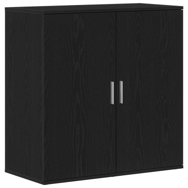 vidaXL Μπουφές Μαύρος Δρυός 79x38x80cm Επεξεργασμένο Ξύλο 1 τεμ.