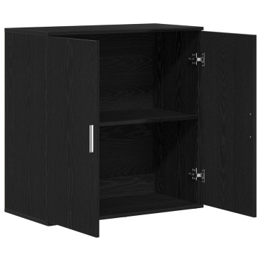 vidaXL Μπουφές Μαύρος Δρυός 79x38x80cm Επεξεργασμένο Ξύλο 1 τεμ.