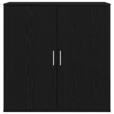 vidaXL Μπουφές Μαύρος Δρυός 79x38x80cm Επεξεργασμένο Ξύλο 1 τεμ.