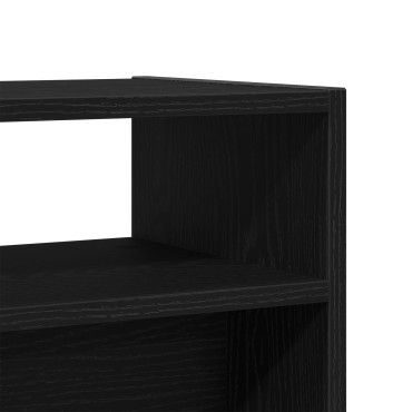 vidaXL Μαύρο Δρυς Τραπέζι Κονσόλας - 78x30x80cm - Φτιαγμένο από Επεξεργασμένο Ξύλο