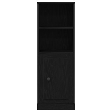 vidaXL Υψηλός Ντουλάπι Μαύρο Δρύς 36x35.5x103.5cm Επεξεργασμένο Ξύλο 1 τεμ.