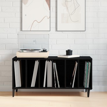 vidaXL ντουλάπι δισκίων Μαύρης Δρυός - 100x38x48cm από επεξεργασμένο ξύλο 1 τεμ.