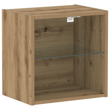 vidaXL Κρεμαστό Ράφι Μασίφ Δρυός 40x28,5x40cm Επεξεργασμένο Ξύλο 1 τεμ.
