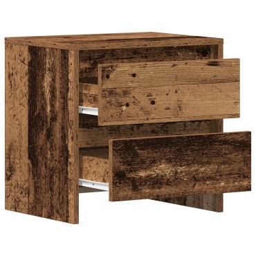 vidaXL Κομοδίνο Παλιό Ξύλο 45x34x44.5cm Επεξεργασμένο Ξύλο 1 τεμ.