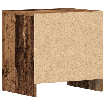 vidaXL Κομοδίνο Παλιό Ξύλο 45x34x44.5cm Επεξεργασμένο Ξύλο 1 τεμ.