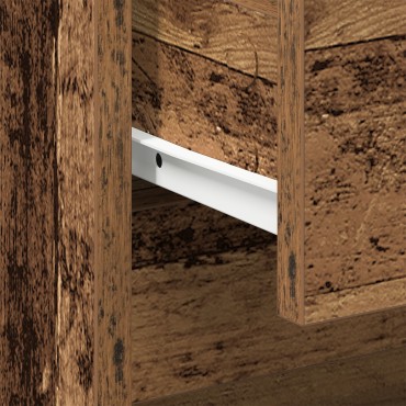 vidaXL Κομοδίνο Παλιό Ξύλο 45x34x44.5cm Επεξεργασμένο Ξύλο 1 τεμ.