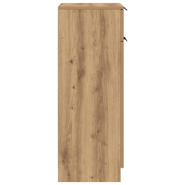 vidaXL ντουλάπα Μπάνιου  Artisan Oak 32x34x90cm Μοριοσανίδα 1 τεμ.