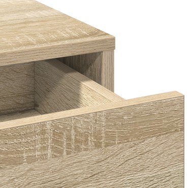 vidaXL Highboard Sonoma Oak 40x41x135cm Επεξεργασμένο Ξύλο 1 τεμ.