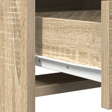 vidaXL Highboard Sonoma Oak 40x41x135cm Επεξεργασμένο Ξύλο 1 τεμ.