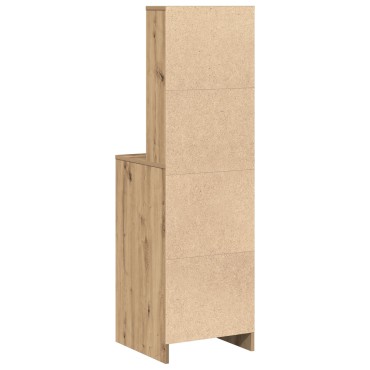 vidaXL Υψηλό ντουλάπι Artisan Δρυς 40x41x135cm Επεξεργασμένο ξύλο 1 τεμ.