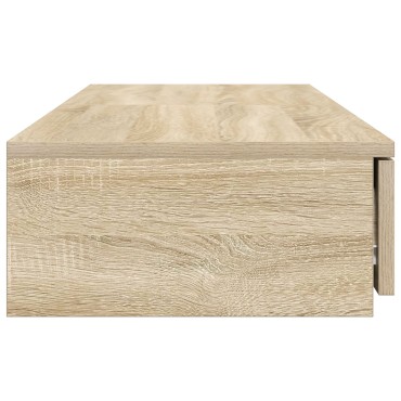 vidaXL Κομοδίνα με Συρτάρια Sonoma Oak 120x36.5x16.5cm Επεξεργασμένο Ξύλο 1 τεμ.