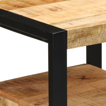 vidaXL Ντουλάπι Μπάνιου 40x35x75cm Σκληρού Ξύλου Μάνγκο