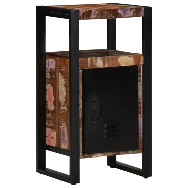 vidaXL Ντουλάπι Μπάνιου Πολύχρωμο 40x35x75cm Μασίφ Ξύλο Ανακυκλωμένο