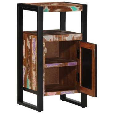 vidaXL Ντουλάπι Μπάνιου Πολύχρωμο 40x35x75cm Μασίφ Ξύλο Ανακυκλωμένο