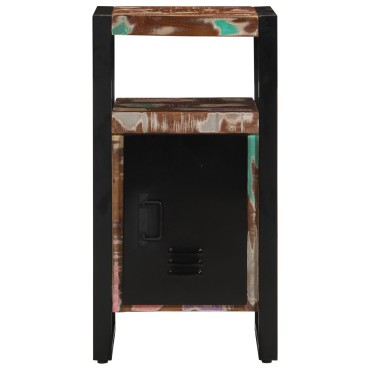 vidaXL Ντουλάπι Μπάνιου Πολύχρωμο 40x35x75cm Μασίφ Ξύλο Ανακυκλωμένο