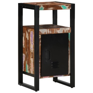 vidaXL Ντουλάπι Μπάνιου Πολύχρωμο 40x35x75cm Μασίφ Ξύλο Ανακυκλωμένο