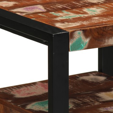 vidaXL Ντουλάπι Μπάνιου Πολύχρωμο 40x35x75cm Μασίφ Ξύλο Ανακυκλωμένο