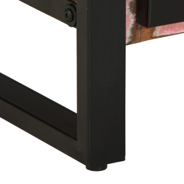 vidaXL Ντουλάπι Μπάνιου Πολύχρωμο 40x35x75cm Μασίφ Ξύλο Ανακυκλωμένο
