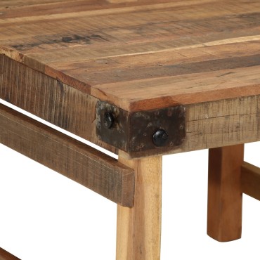 vidaXL Τραπεζάκι Σαλονιού 55x60x40cm Μασίφ Ανακυκλωμένο Ξύλο 1 τεμ.