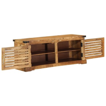 vidaXL πάγκος παπουτσιών 110x38x45cm από μασίφ ξύλο μάνγκο