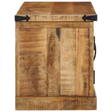 vidaXL πάγκος παπουτσιών 110x38x45cm από μασίφ ξύλο μάνγκο