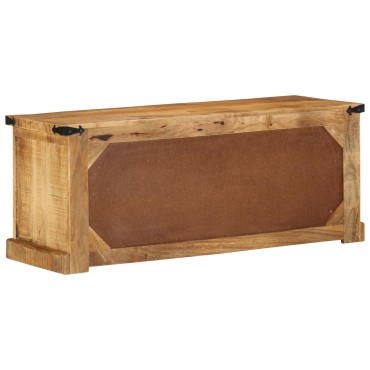 vidaXL πάγκος παπουτσιών 110x38x45cm από μασίφ ξύλο μάνγκο