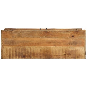 vidaXL πάγκος παπουτσιών 110x38x45cm από μασίφ ξύλο μάνγκο