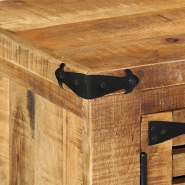 vidaXL πάγκος παπουτσιών 110x38x45cm από μασίφ ξύλο μάνγκο