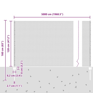 vidaXL Στήλες Φράκτη 11 τεμ U-Channel Πράσινο 120cm Χάλυβας, vidaXL Εξαγωνικός Φράκτης Πράσινος 1,2x50 μ Χάλυβας