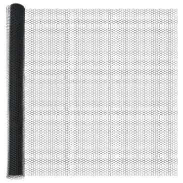 vidaXL Πόλοι Φράχτη 22 τεμ U-Channel Γκρι 150cm Χάλυβας, vidaXL Εξαγωνικός Φράχτης Γκρι 1.5x100 μ Χάλυβας