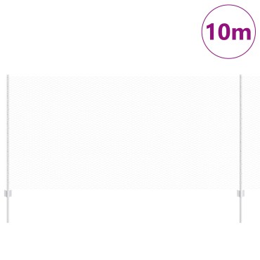 vidaXL Στήλες Φράχτη 10 τμχ U-Channel 120 εκ Γαλβανισμένο Ατσάλι, vidaXL Εξαγωνικός Φράχτης 1,2x10 μ Γαλβανισμένο Ατσάλι