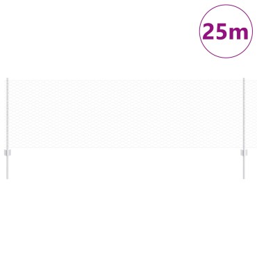 vidaXL Σιλικότσακος 11 τμχ U-Channel 80cm Γαλβανισμένο Ατσάλι, vidaXL Εξαγωνικός Φράχτης 0.8x25 μ Γαλβανισμένο Ατσάλι