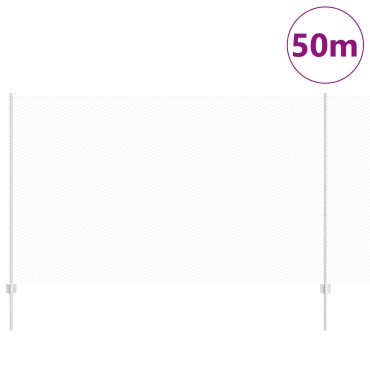 Φράχτες vidaXL 22 τμχ U-Channel 140cm Γαλβανισμένος Χάλυβας, Φράχτης vidaXL Εξαγωνικός 1,4x50 μ Γαλβανισμένος Χάλυβας
