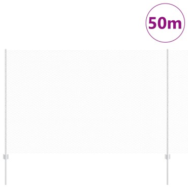 Φράχτες vidaXL 22 τεμ U-Channel 160cm Γαλβανισμένος Χάλυβας, Φράχτης Εξαγωνικός vidaXL 1.6x50 μ Γαλβανισμένος Χάλυβας