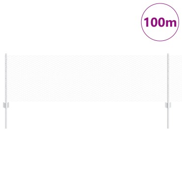 vidaXL Στηρίγματα Φράχτη 11 τεμ U-Channel 60cm Γαλβανισμένος Χάλυβας, vidaXL Εξαγωνικός Φράχτης 0.6x100 m Γαλβανισμένος Χάλυβας