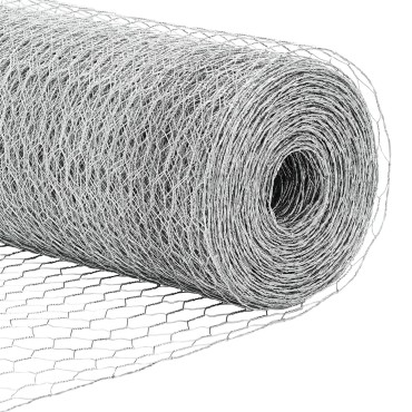 VidaXL Φράκτες 22 τεμ U-Channel 100cm Γαλβανισμένο Ατσάλι, VidaXL Hexagon Φράχτης 1x100 μ Γαλβανισμένο Ατσάλι