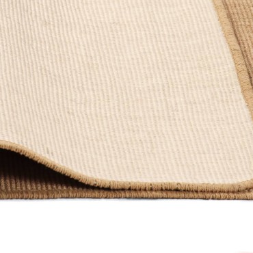 vidaXL Χαλί Φυσικό Χρώμα 70x130cm Γιούτα με Υπόστρωμα από Λάτεξ